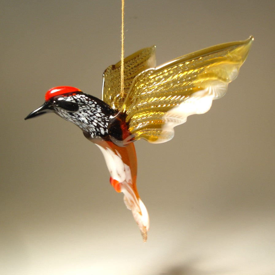 another side of the glass handmade figurinr