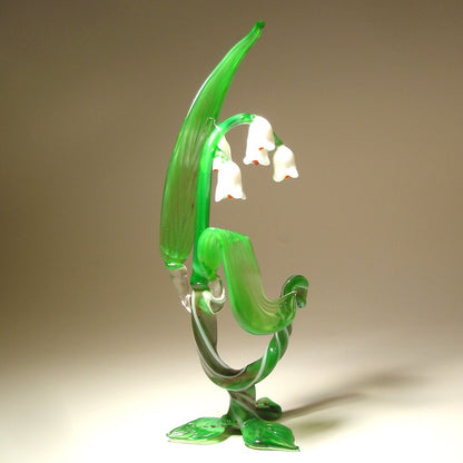 Handmade Glass Lily-of-the-Valley Figurine