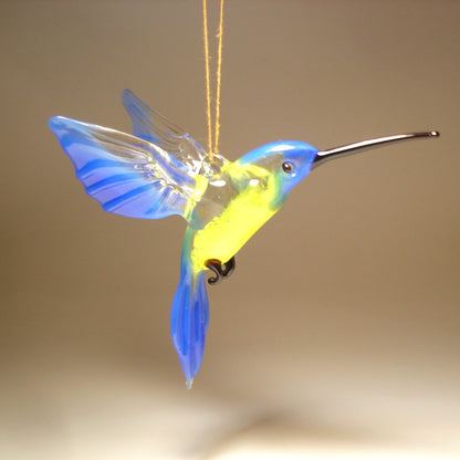Handmade Glass Hummingbird ornament Figurine