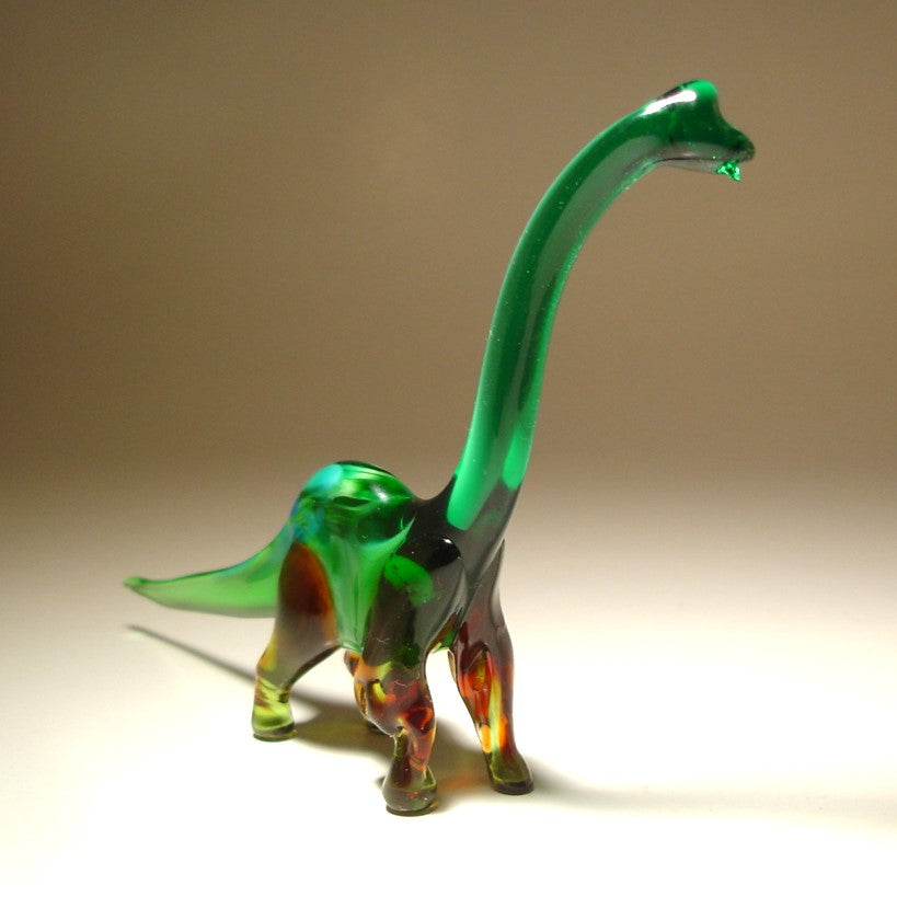 Handmade glass dinosaur figurine