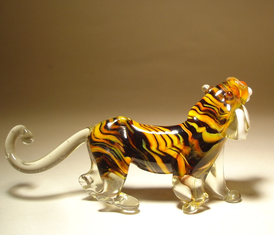 Glass Tiger Figurine