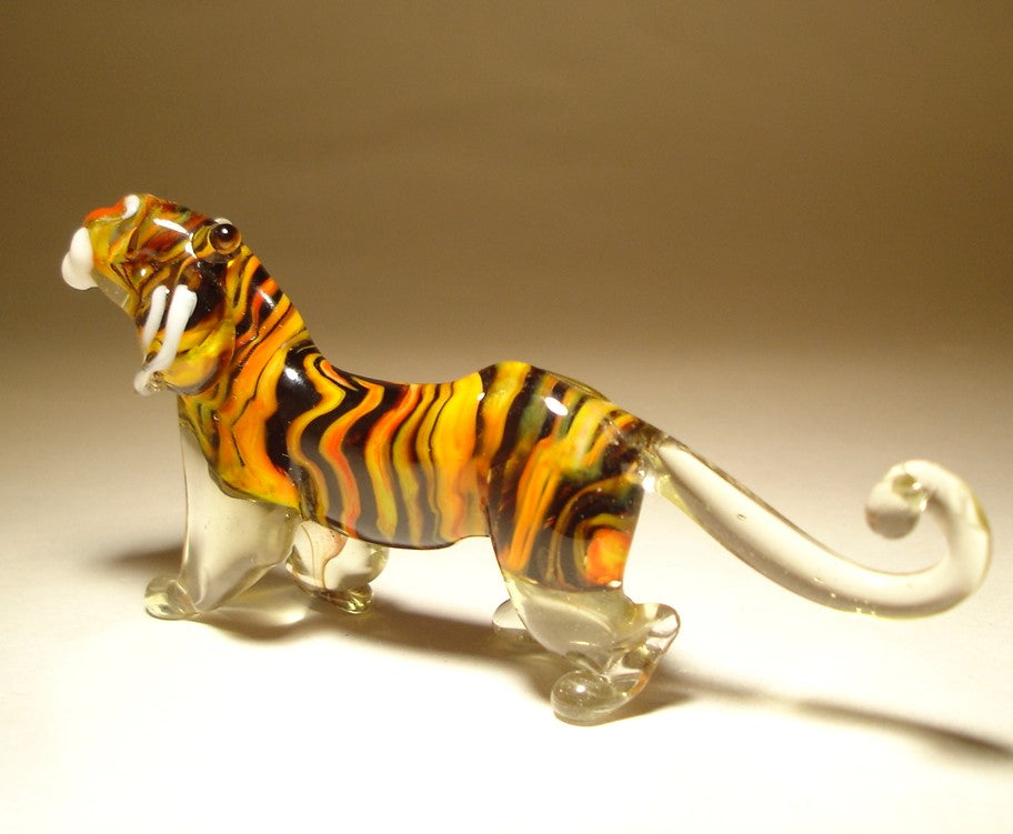 Glass Tiger Figurine