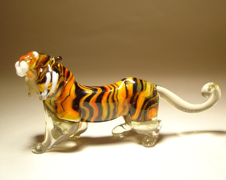 Glass Tiger Figurine